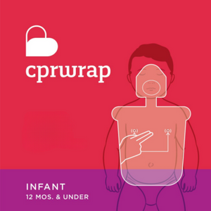 Ayuda infantil CPRWrap™, 12 meses de edad. &amp; Bajo