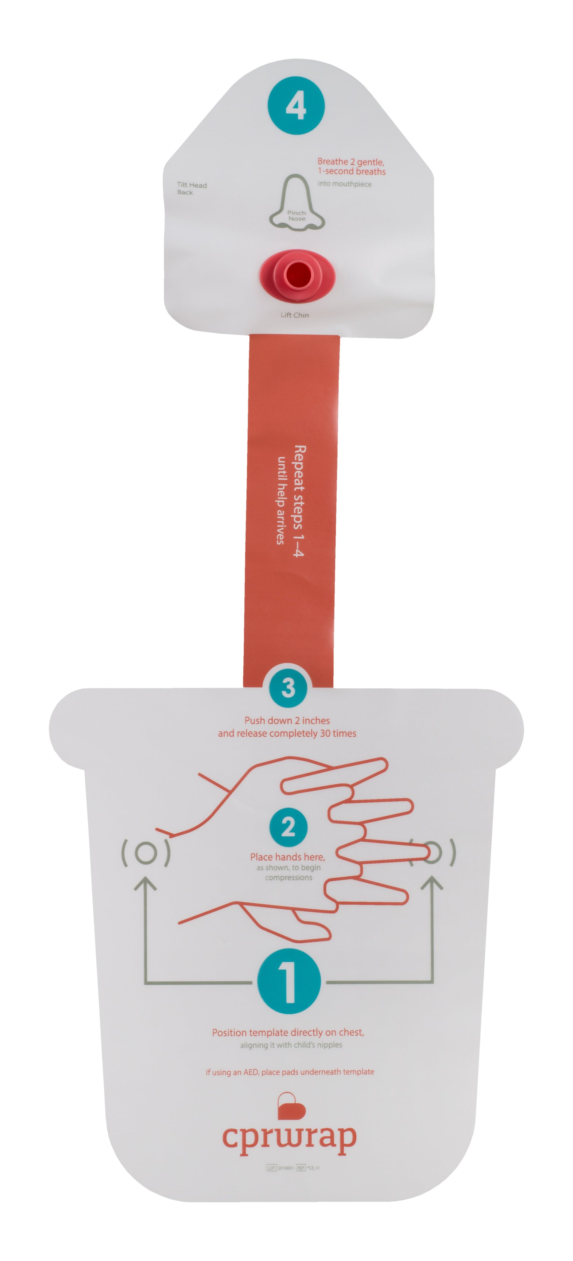 Cpr Foldable CPR Wrap | A CPR Tool For First Aid Kits