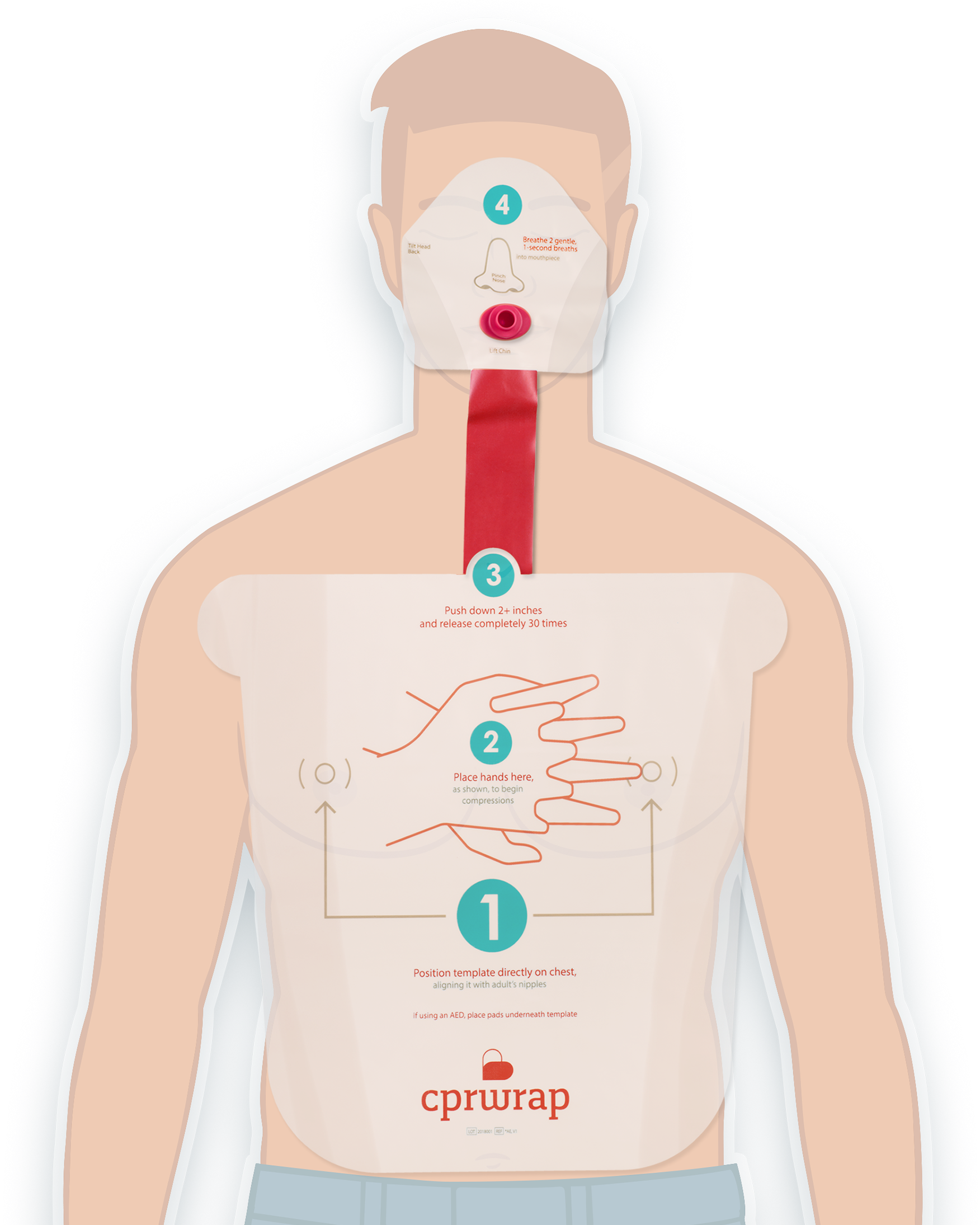 Cpr Foldable CPR Wrap | A CPR Tool For First Aid Kits