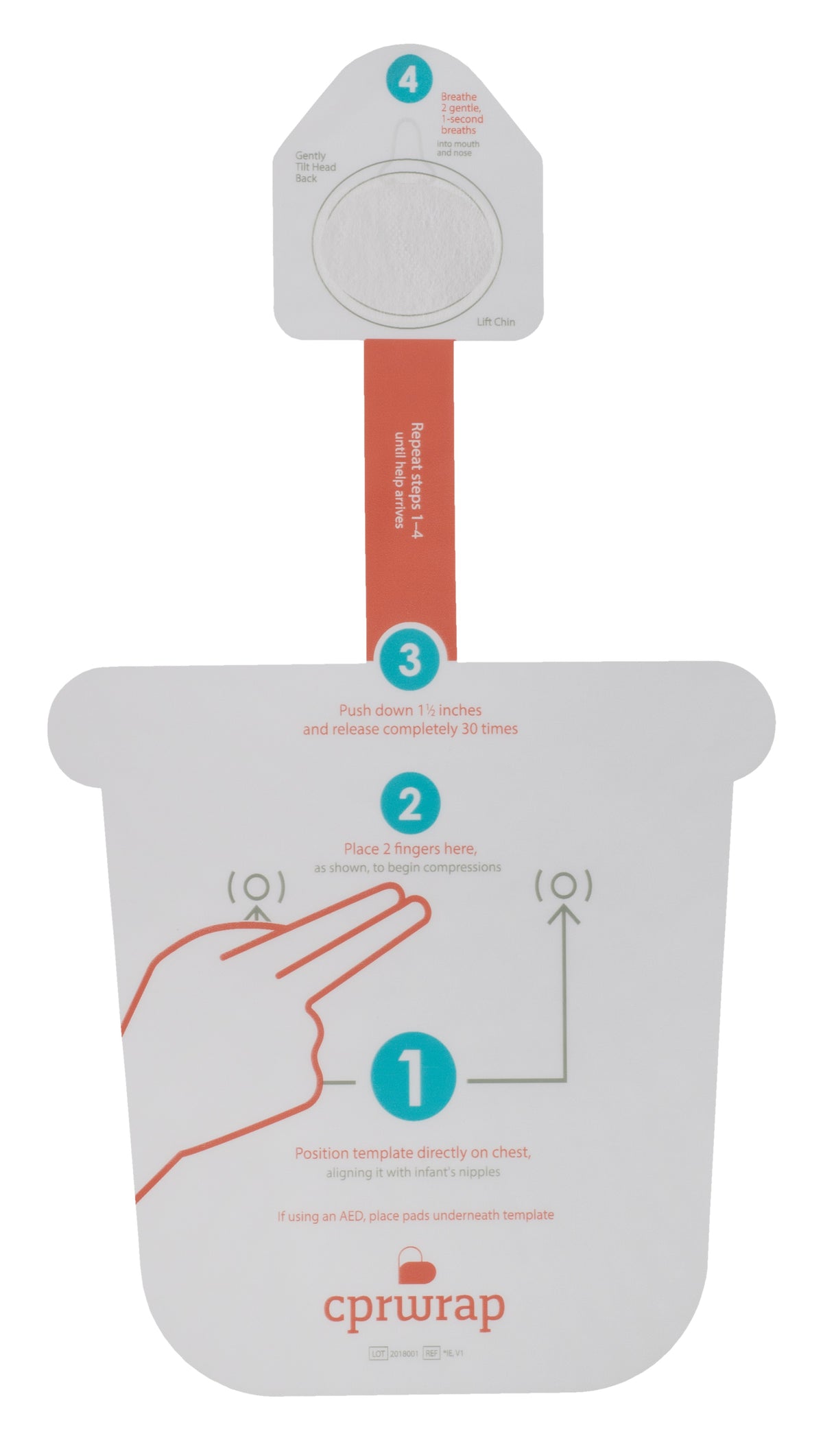 Infant CPRWrap® Aid | More Than A CPR Mask - CPR Wrap